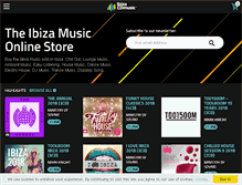 Tablet Screenshot of ibizacdmusic.com
